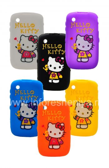 Silicone Case "Hello Kitty" for BlackBerry 8520/9300 Curve
