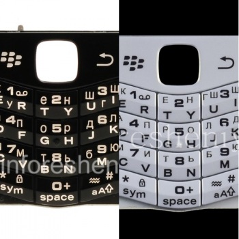 俄语键盘BlackBerry 9100 Pearl 3G（雕刻）