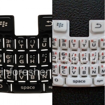 俄语键盘BlackBerry 9320 / 9220曲线（雕刻）