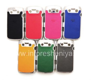 Plastic bag-cover with relief insert for BlackBerry 9790 Bold
