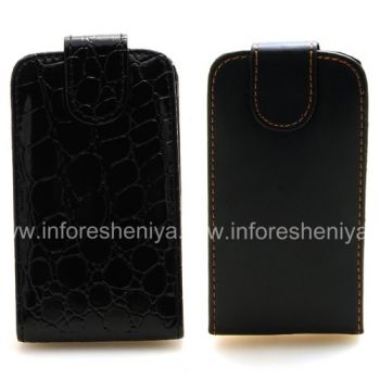 Ledertasche mit vertikale Öffnung Abdeckung für Blackberry 9800/9810 Torch