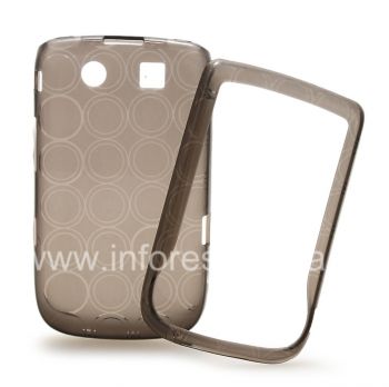 Silicone Case dikemas dengan pola "Rings" untuk BlackBerry 9800 / 9810 Torch