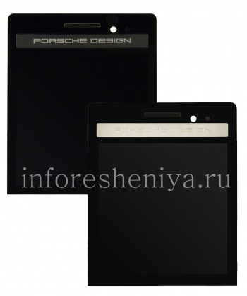Screen LCD + Touch-Screen (Touchscreen) in einer Baugruppe für BlackBerry P\