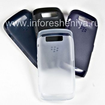 Kasus silikon asli disegel lembut Shell Kasus untuk BlackBerry 9850 / 9860 Torch