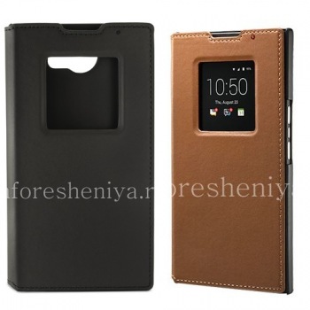 L'étui en cuir d'origine avec un Case Flip intelligent bascule couvercle en cuir pour BlackBerry Priv
