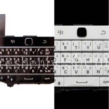 perakitan Keyboard Rusia dengan papan dan trackpad untuk BlackBerry Classic (ukiran)
