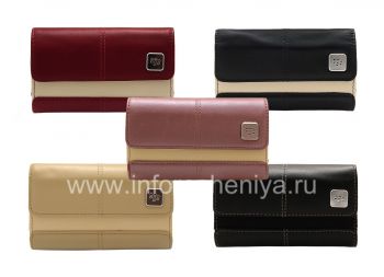 Original Leather Case Bag with a metal tag Leather Folio for BlackBerry