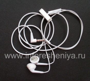 I-Headset yokuqala ye-3.5mm ye-Stereo yeBlackBerry