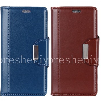 Leather case book for BlackBerry KEY2 LE
