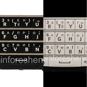 Keyboard Rusia BlackBerry Q10 (ukiran)