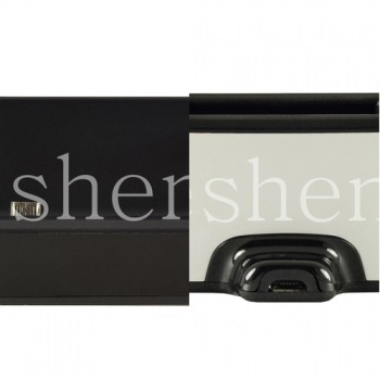 العلامة التجارية سطح المكتب شاحن "زجاج" النسر مع فتحة إضافية لبطارية للبلاك بيري Q10
