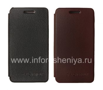 Signature Leather Case horizontale Öffnung Discoverybuy für Blackberry-Z10