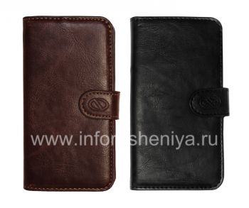 Signature Kulit Kasus Dompet Naztech Klass Wallet Case untuk BlackBerry Z10