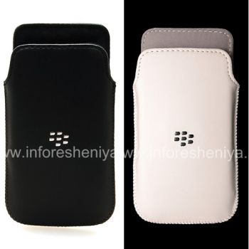 চামড়া কেস পকেট BlackBerry Z10 / 9982