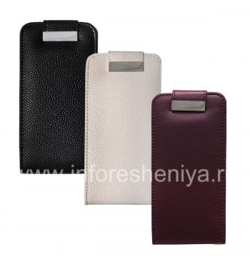 Leather Case with vertical opening cover for BlackBerry Z10