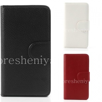 Leather Case pembukaan horisontal "Classic" untuk BlackBerry Z30