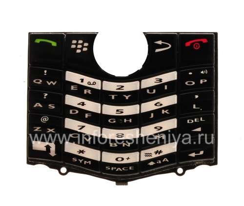 Photogallery for Le BlackBerry 8100 / 8110/8120/8130 Pearl clavier original anglais, noir product