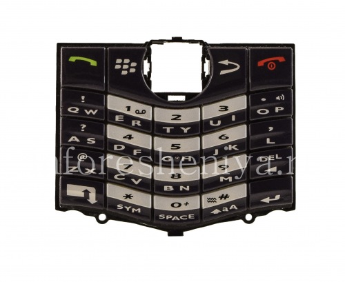 Photogallery for Le BlackBerry 8100 / 8110/8120/8130 Pearl clavier original anglais, bleu foncé product