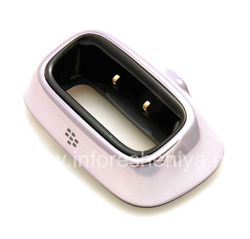 Photogallery for Cargador de escritorio original Módulo de carga &quot;cristal&quot; para Blackberry 8100/8110/8120 Pearl, metálico product