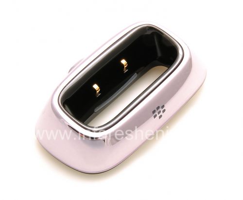 Photogallery for Cargador de escritorio original Módulo de carga &quot;cristal&quot; para Blackberry 8100/8110/8120 Pearl, metálico product