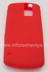 Photo 1 — Housse en silicone d'origine pour BlackBerry 8100 Pearl, Rouge (rouge)