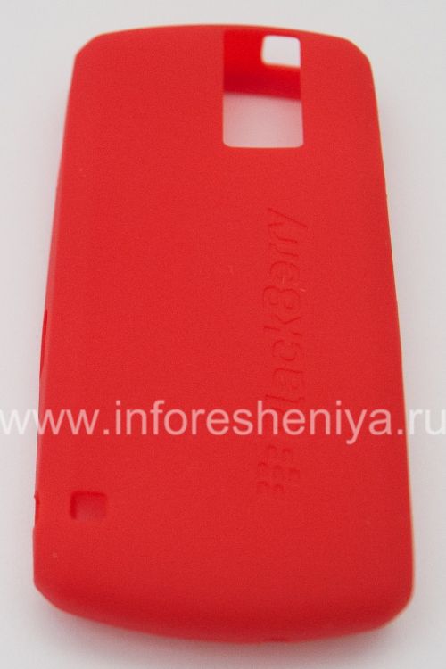 Photogallery for BlackBerry 8100 Pearl জন্য মূল সিলিকন কেস, রেড (লাল) product