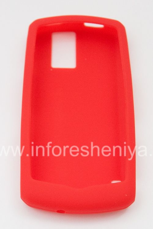 Photogallery for BlackBerry 8100 Pearl জন্য মূল সিলিকন কেস, রেড (লাল) product