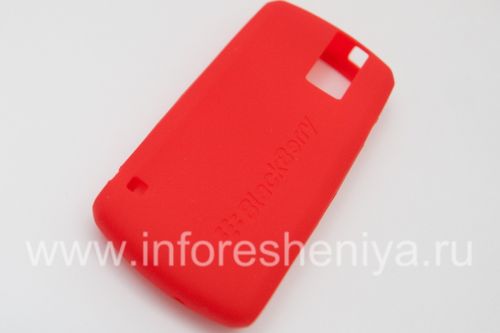 Photogallery for BlackBerry 8100 Pearl জন্য মূল সিলিকন কেস, রেড (লাল) product