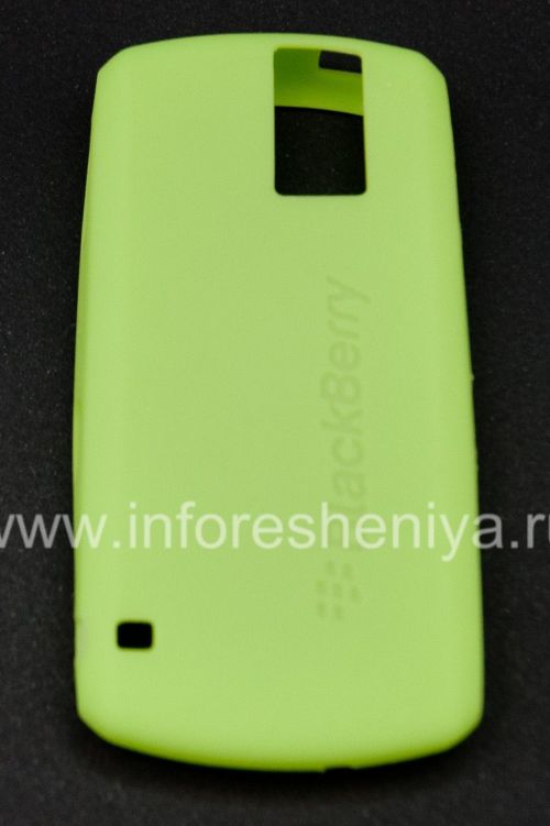 Photogallery for BlackBerry 8100 Pearl জন্য মূল সিলিকন কেস, সবুজ (সবুজ) product