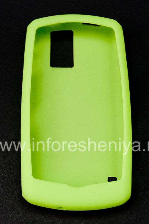Photogallery for BlackBerry 8100 Pearl জন্য মূল সিলিকন কেস, সবুজ (সবুজ) product