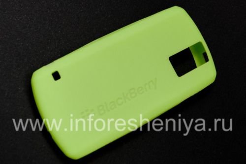 Photogallery for BlackBerry 8100 Pearl জন্য মূল সিলিকন কেস, সবুজ (সবুজ) product