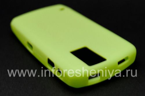 Photogallery for BlackBerry 8100 Pearl জন্য মূল সিলিকন কেস, সবুজ (সবুজ) product
