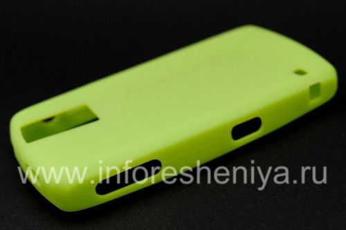 Photogallery for BlackBerry 8100 Pearl জন্য মূল সিলিকন কেস, সবুজ (সবুজ) product