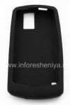 Photo 1 — Housse en silicone d'origine pour BlackBerry 8100 Pearl, Noir (Black)