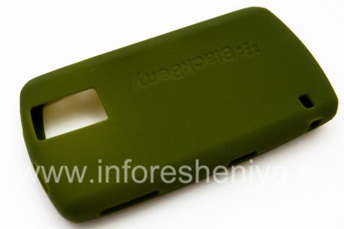 Photogallery for BlackBerry 8100 Pearl জন্য মূল সিলিকন কেস, জলপাই (অলিভ গ্রিন) product