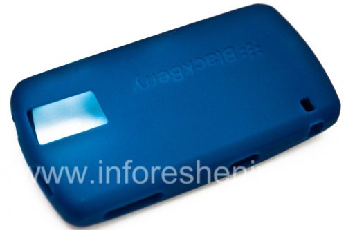 Photogallery for BlackBerry 8100 Pearl জন্য মূল সিলিকন কেস, ডার্ক ব্লু (পার্ল ব্লু) product