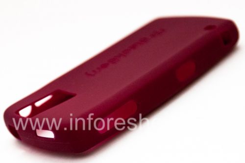 Photogallery for BlackBerry 8100 Pearl জন্য মূল সিলিকন কেস, গাঢ় লাল (গাঢ় লাল) product