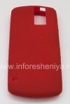 Photo 1 — Funda de silicona original para BlackBerry 8100 Pearl, Puesta de sol de color rojo (rojo atardecer)
