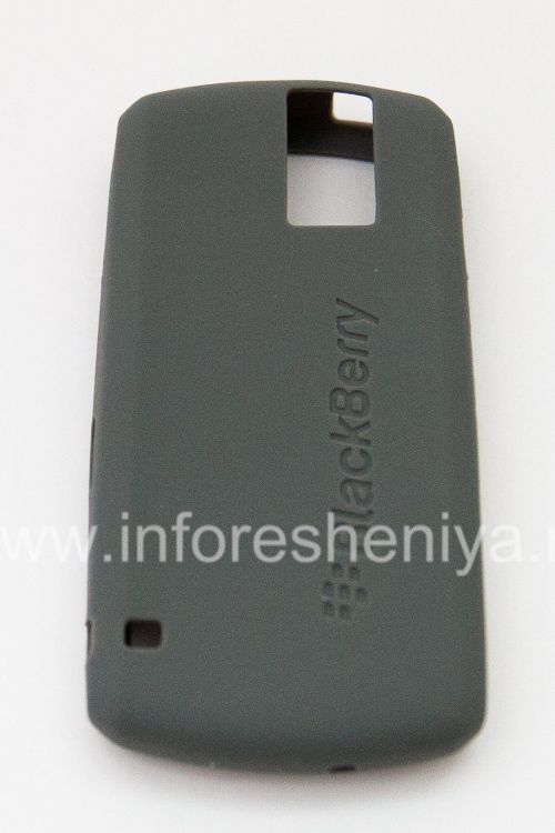 Photogallery for BlackBerry 8100 Pearl জন্য মূল সিলিকন কেস, গাঢ় ধূসর (গাঢ় ধূসর) product