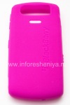 Photo 1 — Original Silikon-Hülle für BlackBerry 8110 / 8120/8130 Pearl, Fuchsia (Dark Magenta, Pink)