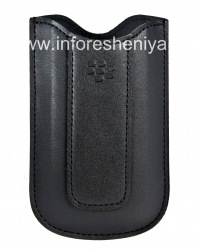 Original Leather Case-pocket Leather Pocket for BlackBerry 8100/8110/8120 Pearl, Black