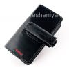Photo 4 — Signature Leder Tasche mit Clip Cellet Mappen-Kasten für Blackberry 8100/8110/8120 Pearl, Schwarz