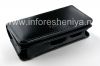 Photo 5 — Signature Sac en cuir cas avec clip Cellet Wallet Case pour BlackBerry 8100 / 8110/8120 Pearl, noir