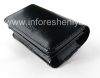 Photo 6 — Signature Kulit Kasus Bag dengan Clip Cellet Wallet Case untuk BlackBerry 8100 / 8110/8120 Pearl, hitam