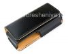 Photo 6 — Signature Kulit Kasus Bag dengan Clip Cellet Noble Kasus untuk BlackBerry 8100 / 8110/8120 Pearl, Black / Brown