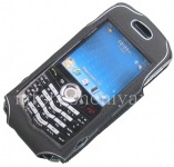Funda de silicona con clip Corporativa Stingray Caso Cellet para BlackBerry 8100 Pearl, Negro