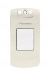 Photo 1 — Die Frontplatte des ursprünglichen Gehäuse für Blackberry 8220 Flip Pearl, Silber
