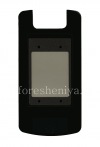 Photo 2 — The front panel of the original housing without metal parts for BlackBerry 8220 Pearl Flip, The black