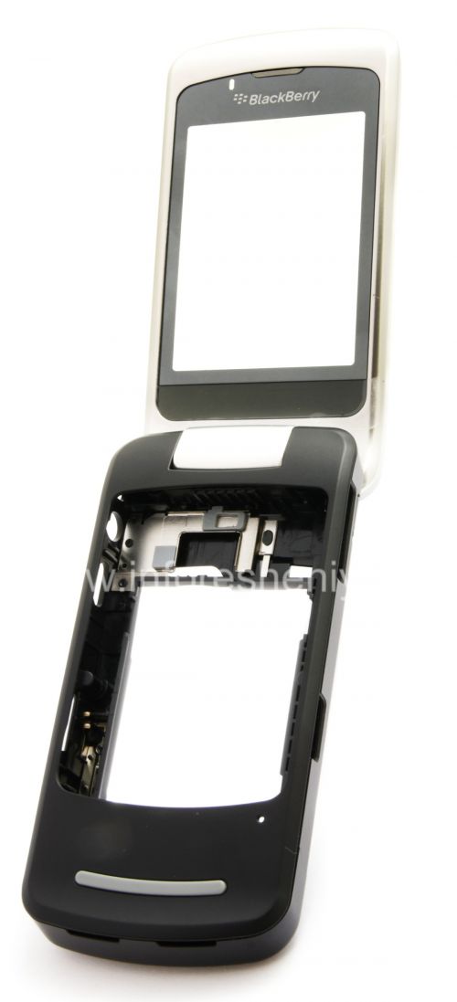 Photogallery for Original housing for BlackBerry 8220 Pearl Flip, The black product
