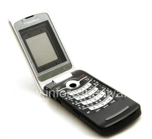 Photogallery for Original housing for BlackBerry 8220 Pearl Flip, The black product